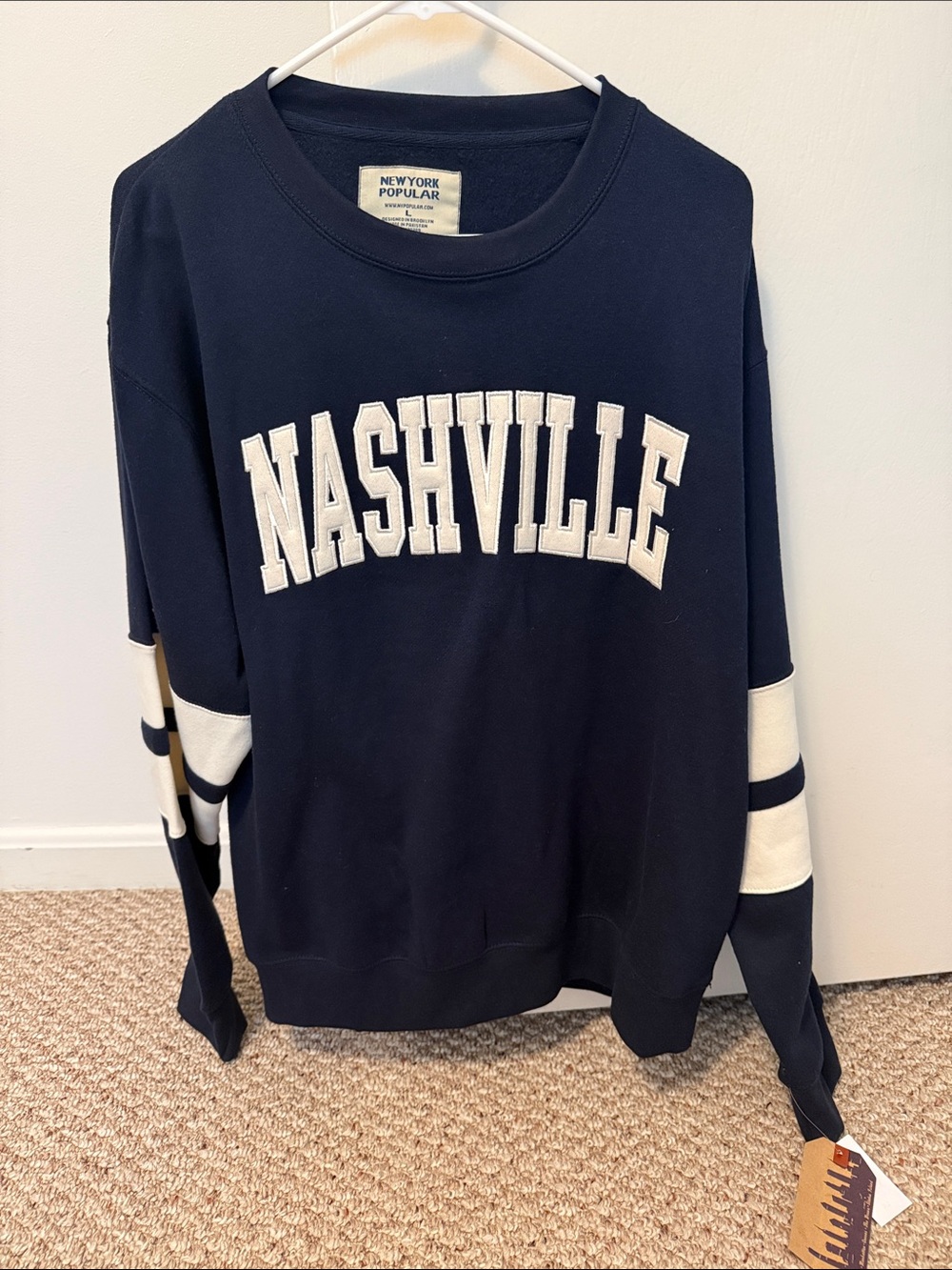 Nashville Navy Crewneck Sweatshirt